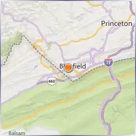 Bluefield State College Location Map Bluefield State College Location Map