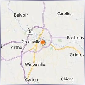 East Carolina University Location Map East Carolina University Location Map