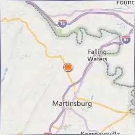 James Rumsey Technical Institute Location Map James Rumsey Technical Institute Location Map