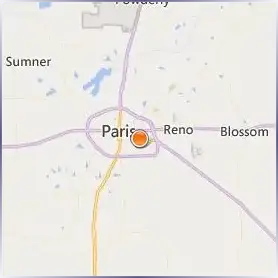 Paris Junior College Location Map Paris Junior College Location Map