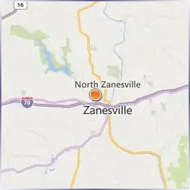 Zane State College Location Map Zane State College Location Map