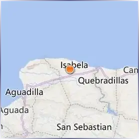 Escuela de Peritos Electricistas de Isabela Location Map