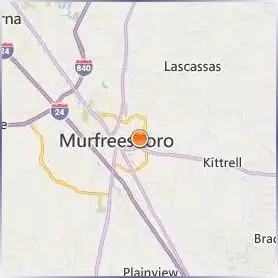 Middle Tennessee State University Location Map Middle Tennessee State University Location Map