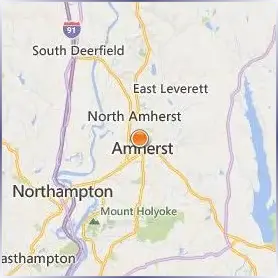 University of Massachusetts Amherst Location Map University of Massachusetts Amherst Location Map