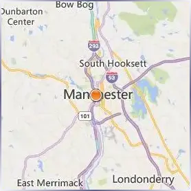 University of New Hampshire at Manchester Location Map University of New Hampshire at Manchester Location Map